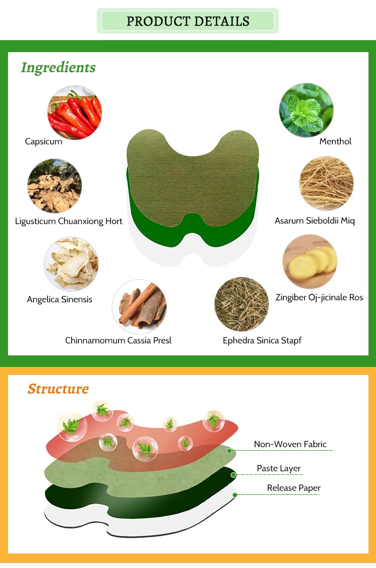 Herbal Knee Relief Patch – Wormwood Extract, Instant Joint & Arthritis Pain Relief